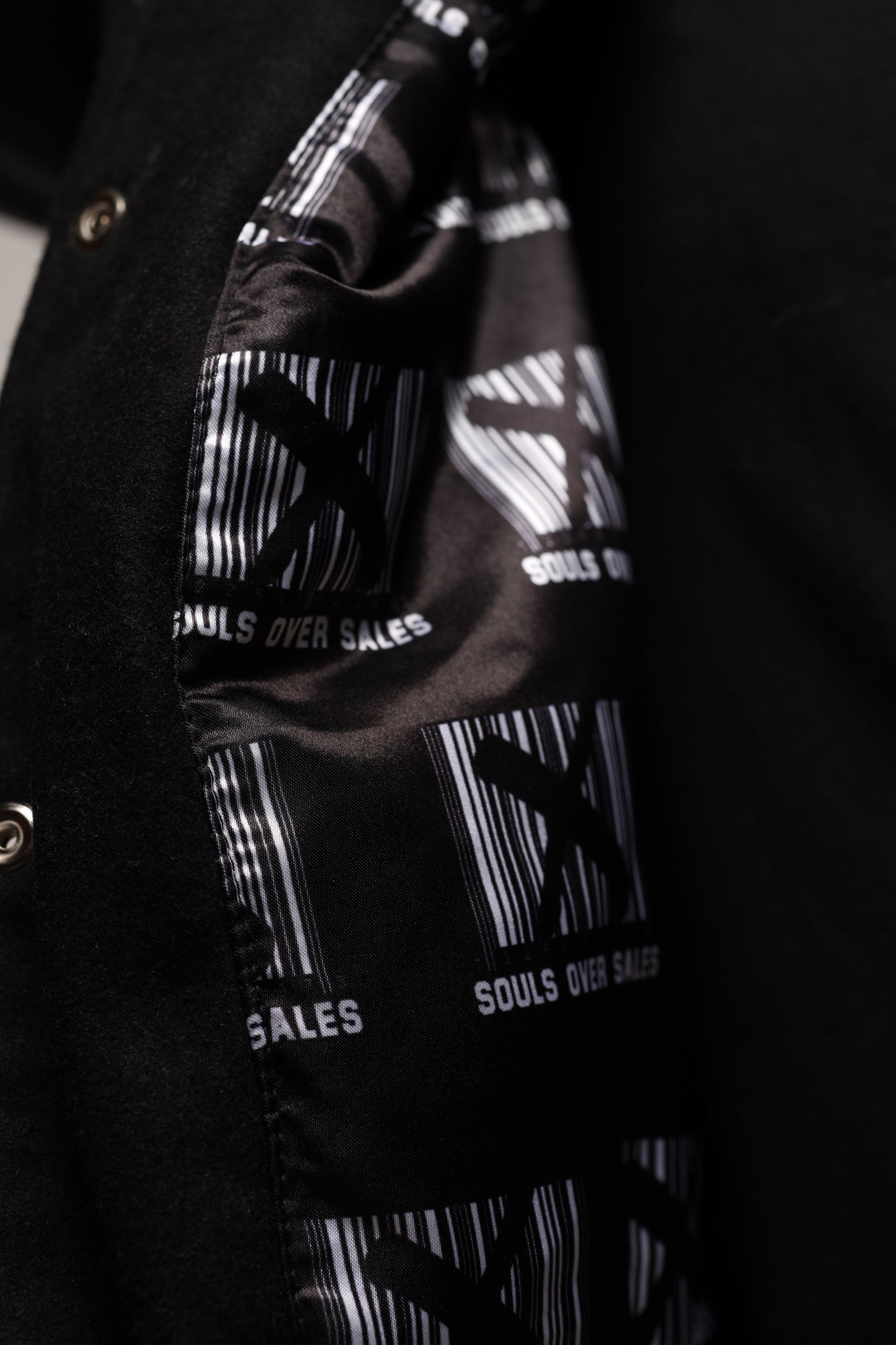 Black Harmony Varsity Letterman